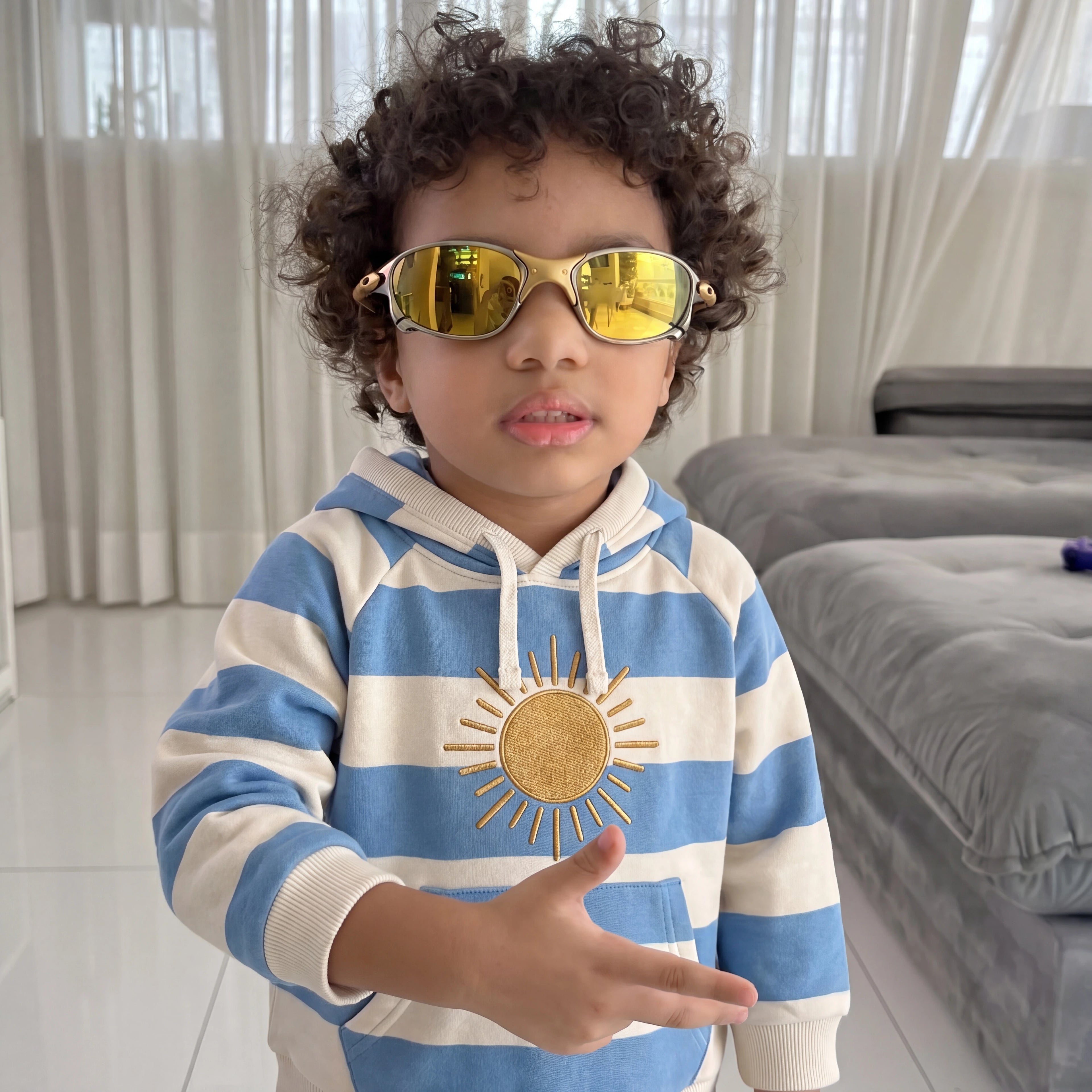 Buzo Sol de Mayo Rayado